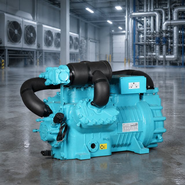 คอมเพรสเซอร์ทำความเย็นแบบสองขั้นตอนอุณหภูมิต่ำ 30HP YBF6F-30.2DS