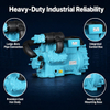 คอมเพรสเซอร์ทำความเย็นแบบสองขั้นตอนอุณหภูมิต่ำ 30HP YBF6F-30.2DS