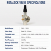 Rotalock Valve วาล์วปิดเหล็กสำหรับเครื่องทำความเย็นคอมเพรสเซอร์หน่วยควบแน่นห้องเย็นอุปทานโรงงาน OEM